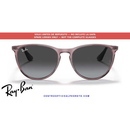 Pareja de lentes originales Ray-Ban Junior Erika RJ9060S 71078G Grey Gradient