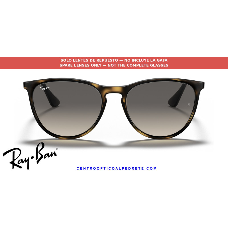 Pareja de lentes originales Ray-Ban Junior Erika RJ9060S 704911 Light Grey