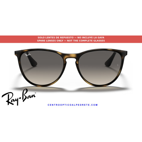 Pareja de lentes originales Ray-Ban Junior Erika RJ9060S 704911 Light Grey