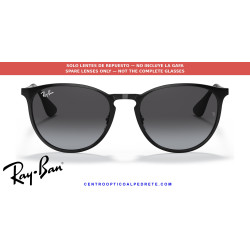 Pareja de lentes originales Ray-Ban Erika Metal RB3539 002/8G Grey Gradient