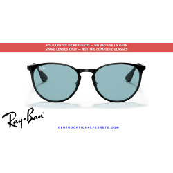 Pareja de lentes originales Ray-Ban Erika Metal RB3539 002/Q2 Evolve Photo Blue