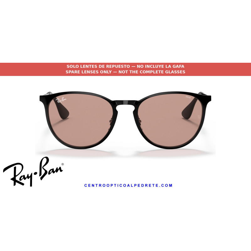 Pareja de lentes originales Ray-Ban Erika Metal RB3539 002/Q4 Evolve Photo