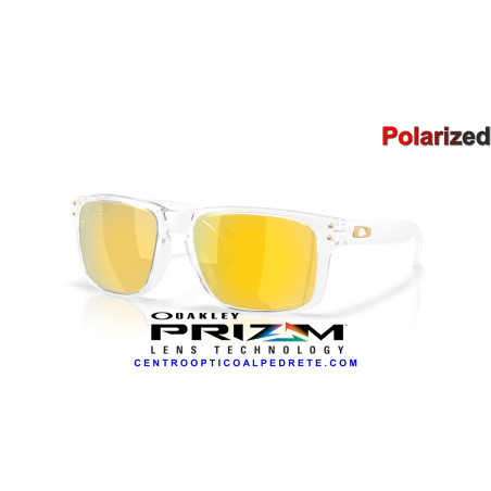 Oakley Holbrook Clear Prizm 24K Polarized (OO9102-AD) | Óptica Alpedrete