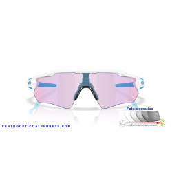 Gafas Oakley Radar EV Path OO9208-G8 Matte White Prizm Transitions Cobalt |