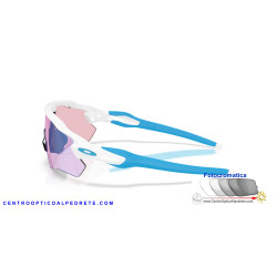 Gafas Oakley Radar EV Path OO9208-G8 Matte White Prizm Transitions Cobalt |