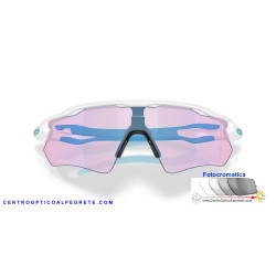 Gafas Oakley Radar EV Path OO9208-G8 Matte White Prizm Transitions Cobalt |