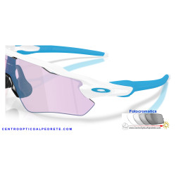 Gafas Oakley Radar EV Path OO9208-G8 Matte White Prizm Transitions Cobalt |