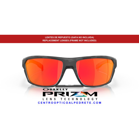 Lentes Repuesto Oakley Split Shot Prizm Ruby | Centro Óptico Alpedrete