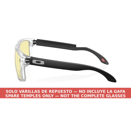 Temples Matte Black Silver Oakley Holbrook OO9102-X2V | Centro Óptico 