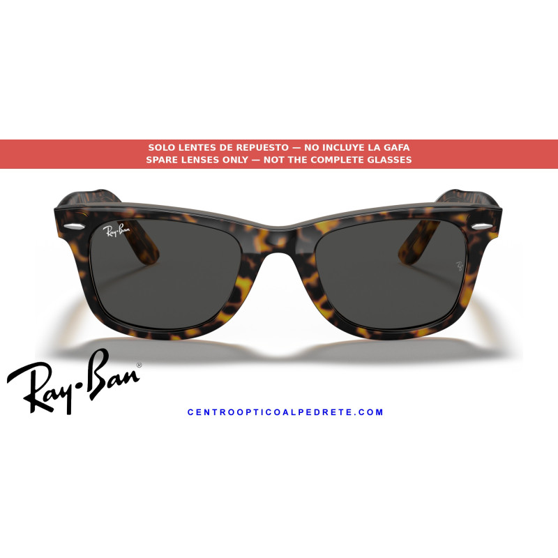 Lentes de repuesto Ray-Ban Wayfarer RB2140 Dark Grey | Centro Óptico Alpedrete