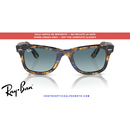 Ray-Ban Wayfarer RB2140 Replacement Blue/Grey Gradient Lenses | Óptica Alpedrete