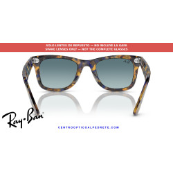 Lentes de repuesto Ray-Ban Wayfarer RB2140 Blue/Grey Gradient | Centro Óptico Alpedrete