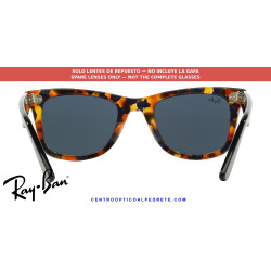 Lentes de repuesto Ray-Ban Wayfarer RB2140 Blue/Grey | Centro Óptico Alpedrete
