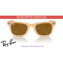 Lentes de repuesto Ray-Ban Wayfarer RB2140 Brown | Centro Óptico Alpedrete