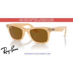 Lentes de repuesto Ray-Ban Wayfarer RB2140 Brown | Centro Óptico Alpedrete