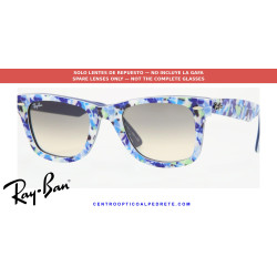 Lentes de repuesto Ray-Ban Wayfarer RB2140 Crystal Grey Gradient | Centro Óptico Alpedrete
