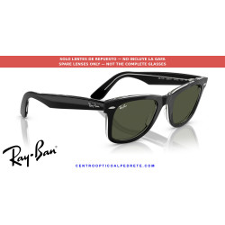 Lentes de repuesto Ray-Ban Wayfarer RB2140 Green | Centro Óptico Alpedrete