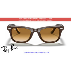 Lentes de repuesto Ray-Ban Wayfarer RB2140 Light Brown Gradient | Centro Óptico Alpedrete
