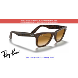 Ray-Ban Wayfarer RB2140 Replacement Light Brown Gradient Lenses | Óptica Alpedrete