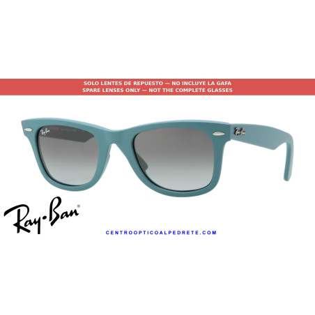 Lentes de repuesto Ray-Ban Wayfarer RB2140 Crystal Gradient Gray | Centro Óptico Alpedrete
