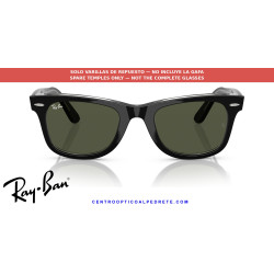 Varillas de repuesto Ray-Ban RB2140 Black on transparent | Centro Óptico Alpedrete