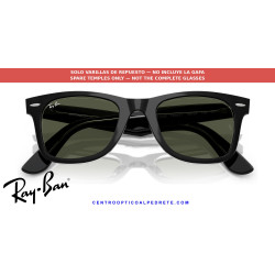 Varillas de repuesto Ray-Ban RB2140 Black on transparent | Centro Óptico Alpedrete