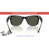 Varillas de repuesto Ray-Ban RB2140 Black on transparent | Centro Óptico Alpedrete