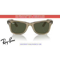 Ray-Ban RB2140 Wayfarer Replacement Temples Photo striped grey | Alpedrete