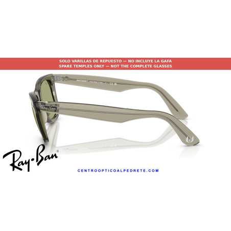 Ray-Ban RB2140 Wayfarer Replacement Temples Transparent green | Alpedrete