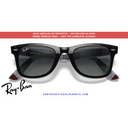 Ray-Ban RB2140 Wayfarer Replacement Temples Black | Alpedrete