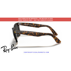 Varillas de repuesto Ray-Ban RB2140 Havana on transparent brown | Centro Óptico Alpedrete