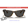 Ray-Ban RB2140 Wayfarer Replacement Temples Havana on transparent brown | Alpedrete