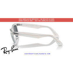 Varillas de repuesto Ray-Ban RB2140 Photo striped light blue | Centro Óptico Alpedrete