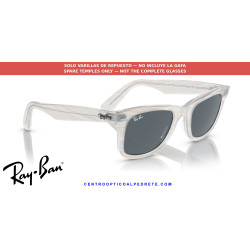 Ray-Ban RB2140 Wayfarer Replacement Temples Photo striped light blue | Alpedrete