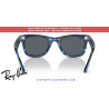 Ray-Ban RB2140 Wayfarer Replacement Temples Striped blue | Alpedrete