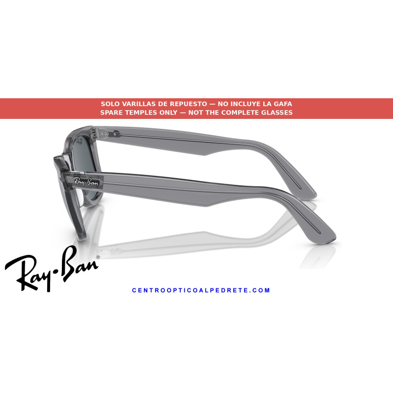 Varillas de repuesto Ray-Ban RB2140 Transparent gray | Centro Óptico Alpedrete