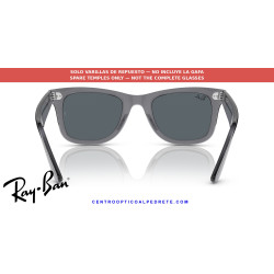 Varillas de repuesto Ray-Ban RB2140 Transparent gray | Centro Óptico Alpedrete