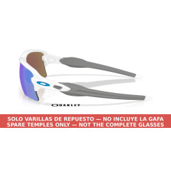 Polished White Temples Oakley Flak 2.0 XXL Replacement | COA