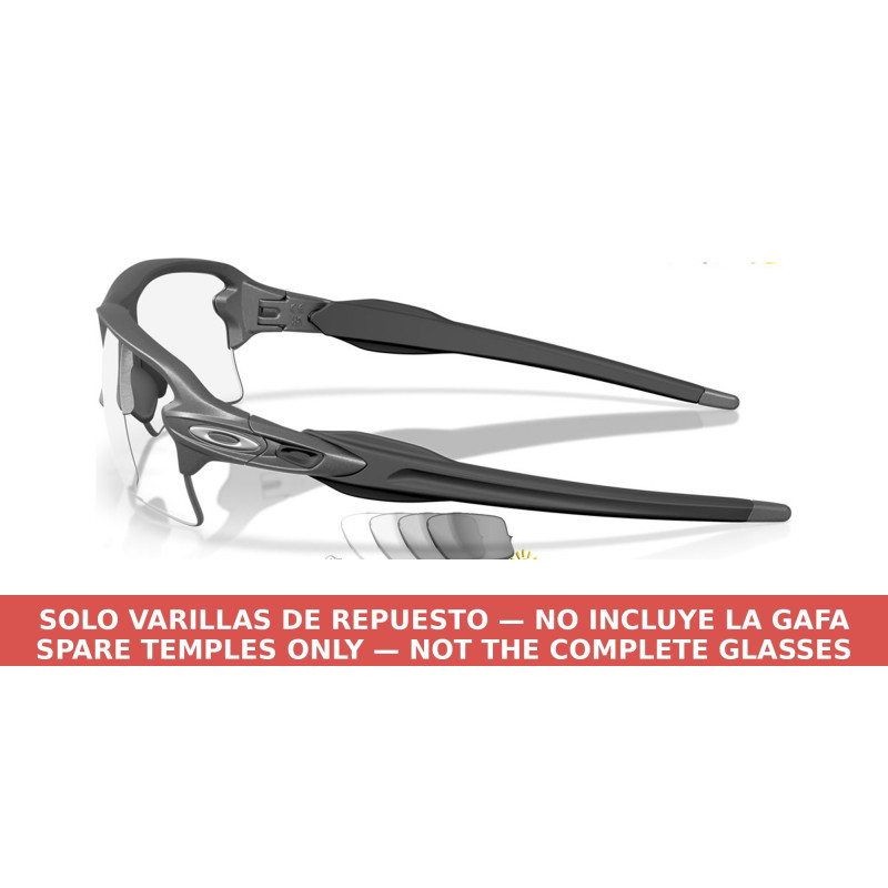 Varillas Steel Gris Acero Oakley Flak 2.0 XL / XXL | COA