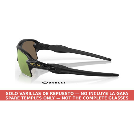 Varillas Matte Black Icono Dorado Suave Oakley Flak 2.0 XL / XXL | COA