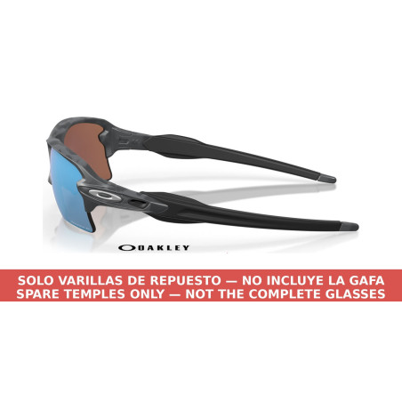 Matte Black Camo Temples Oakley Flak 2.0 XL / XXL Replacement | COA