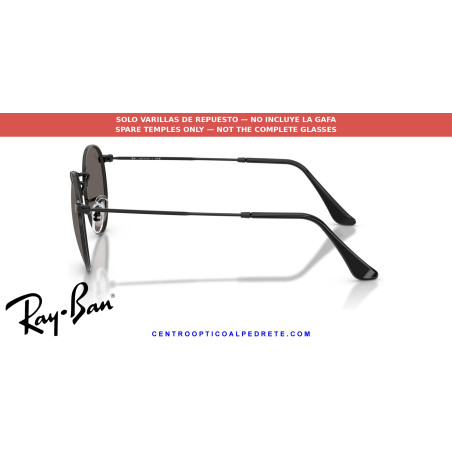 Varillas Ray-Ban Round Metal RB3447 Negro (002/30) | Alpedrete