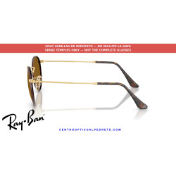Varillas Ray-Ban Round Metal RB3447 Carey mate sobre oro mate (927533) | Alpedrete