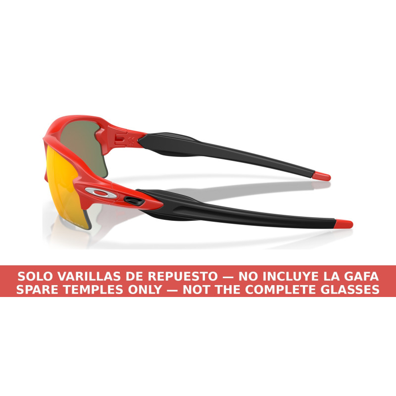 Matte Redline Red Temples Oakley Flak 2.0 XL / XXL | COA
