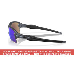 Steel Blue Temples Oakley Flak 2.0 XL / XXL Replacement | COA