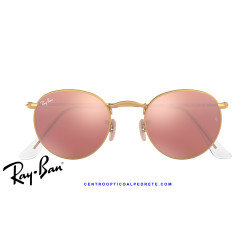 Gafas de sol Ray-Ban Round Metal Gold / Solid Color | Centro Óptico Alpedrete