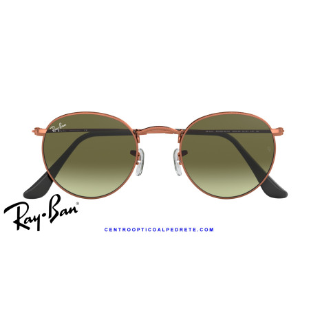 Ray-Ban Round Metal Bronze-Copper Sunglasses | Centro Óptico Alpedrete