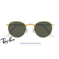 Gafas de sol Ray-Ban Round Metal Gold / G-15 Green | Centro Óptico Alpedrete