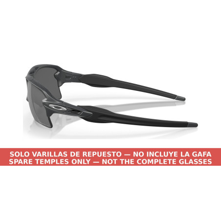 High Resolution Carbon Temples Oakley Flak 2.0 XL / XXL | COA