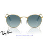 Gafas de sol Ray-Ban Round Metal Gold / Blue | Centro Óptico Alpedrete